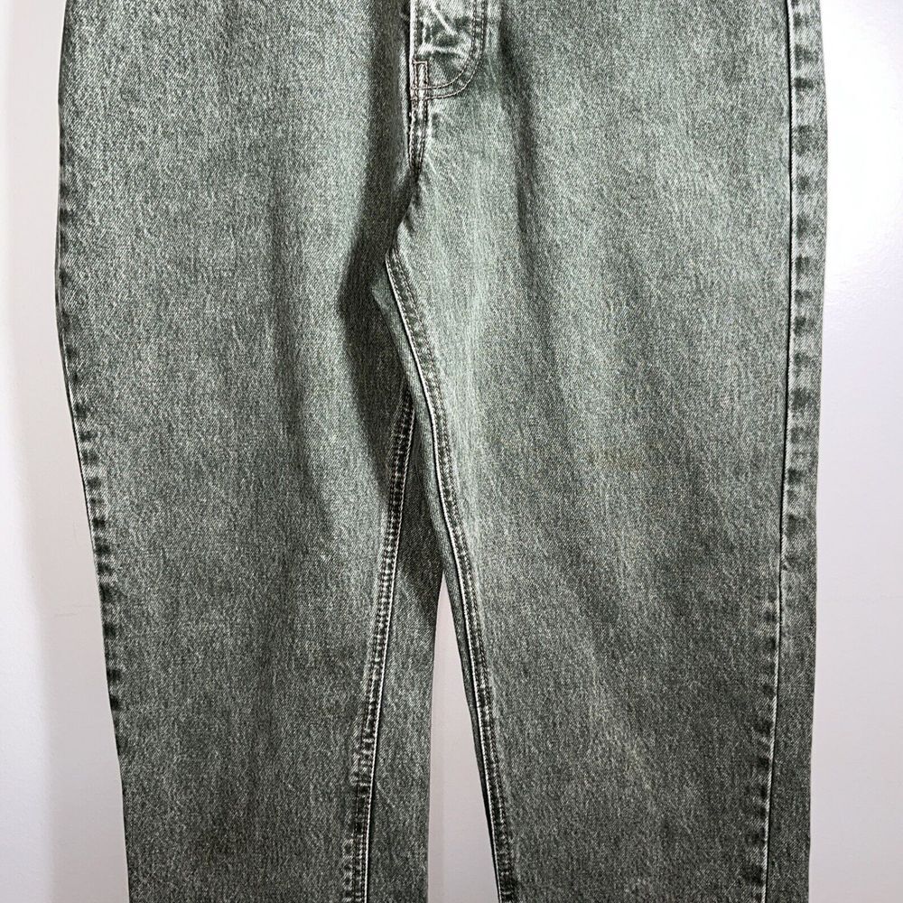 Urban Outfitters BDG Button Up Slim Straight Jeans Women's 30 Stone Washed Olive - Picture 3 of 13